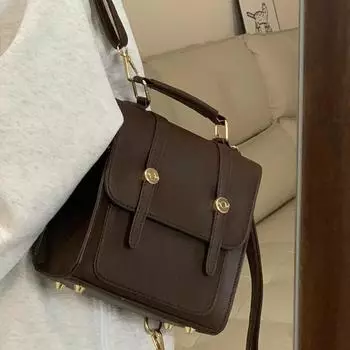 Рюкзак с плоской пряжкой для студентов Niche, цена, британский стиль, ретро, сумка через плечо, Оксфорд, школьный рюкзак для студентов, женская сумка