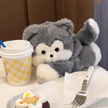 Рюкзак с плюшевой собакой, милый мультяшный рюкзак для мужчин, девочек, день рождения, украшение для путешествий