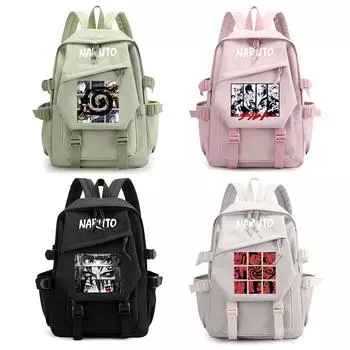 Рюкзак с принтом аниме для хранения, сумка большой емкости, милый рюкзак для девочек-подростков, школьная сумка, сумка для книг с героями мультфильмов, подарок для ребенка