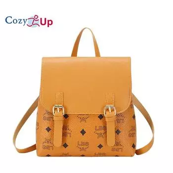 Рюкзак с принтом Cozy Up, свежий и милый рюкзак 20x20x8CM чёрный