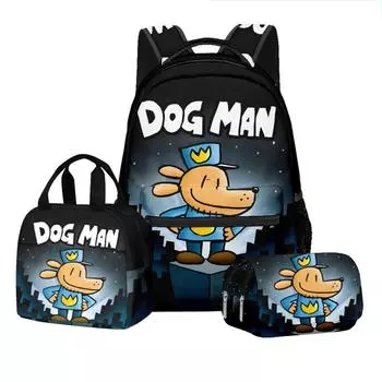 Рюкзак с принтом по мотивам фильма, школьный рюкзак для студенческого кампуса с плюшевым помпоном One Size