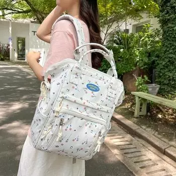 Рюкзак с принтом, сумка для матери, женская школьная сумка, дорожный рюкзак для девочек зелёный