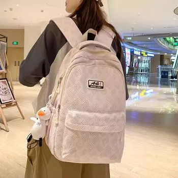 Рюкзак с принтом, женский, большой вместимости, дорожный рюкзак, школьный рюкзак для школьников зелёный