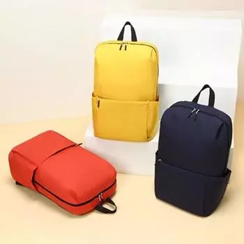 Рюкзак с широкими плечами, однотонный ремешок, многослойные карманы, отличная несущая способность, большая вместительная застежка-молния L чёрный