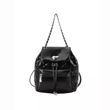 Рюкзак с текстурой Niche, женская сумка 2024 года, новый студенческий рюкзак для поездок на работу, модный универсальный рюкзак Ins, модная сумка-ведро серебряный