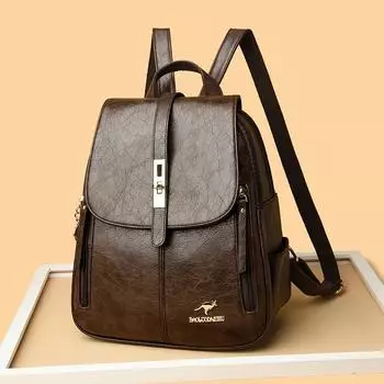 Рюкзак с замком против кражи, рюкзак для женщин, сумка для поездок на работу, универсальный рюкзак большой вместимости, школьный рюкзак чёрный