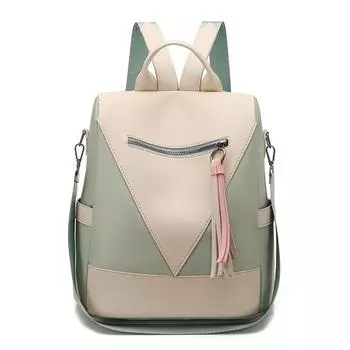 Рюкзак с защитой от кражи, женский оксфордский рюкзак, школьный рюкзак большой вместимости зелёный