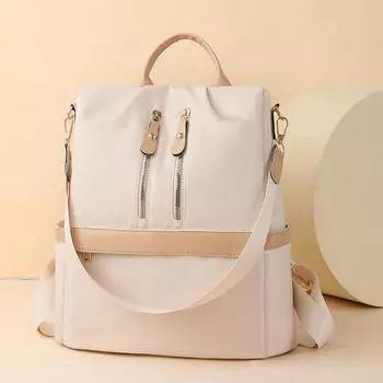 Рюкзак с защитой от кражи, женский рюкзак для путешествий на открытом воздухе, школьная сумка большой емкости серый