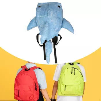 Рюкзак Shark, сумка через плечо, легкая, стильная, с регулируемыми ремнями, креативная