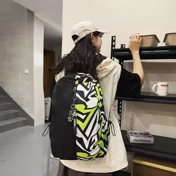 Рюкзак школьного сезона для граффити, сумка для комиксов, для мужчин и женщин, для учеников средних школ, для отдыха и путешествий, для мужчин и женщин, модный рюкзак single package красный