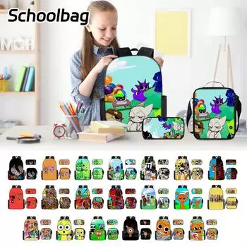 Рюкзак Студенческая сумка через плечо Путешествия Рюкзак для ноутбука Подарок One Size