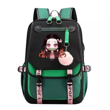 Рюкзак Студенческая сумка через плечо Путешествия Рюкзак для ноутбука Подарок One Size