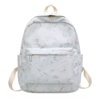 Рюкзак студенческий с принтом тай-дай, женский, большой вместимости, для ноутбука зелёный