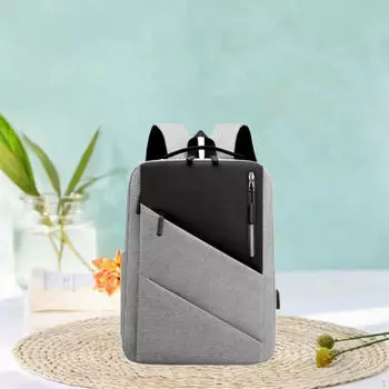 Рюкзак Сумка для компьютера Универсальный водонепроницаемый легкий рюкзак для походов на открытом воздухе серый