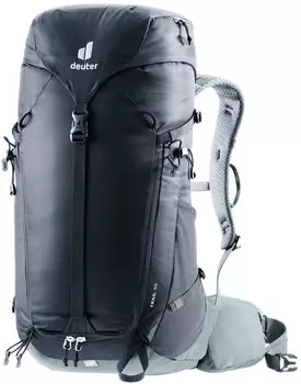 Рюкзак Trail 30 Черный x Сланцевый 30 л [Deuter] Мужской для пешего туризма/треккинга