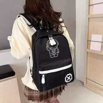 Рюкзак унисекс, цветной, светящийся, светоотражающий, регулируемые, широкие плечевые ремни, большая вместимость, отличный B