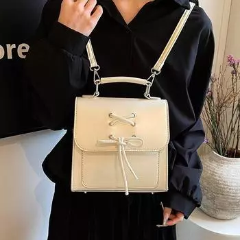 Рюкзак, универсальная и нишевая дизайнерская сумка для женщин, новинка 2024 года, весна/лето, модный рюкзак для студентов колледжа для маленьких девочек