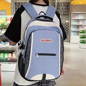Рюкзак в американском стиле, нишевый рюкзак для учениц младших классов средней школы, для старшеклассников, рюкзак с высокой эстетической ценностью, рюкзак для мужчин с высокой вместимостью для колледжа only bag