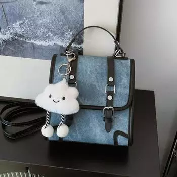 Рюкзак в британском стиле для колледжа, женская простая ретро-сумка, универсальная многоцелевая портативная сумка-мессенджер