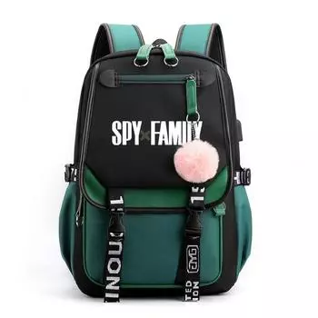 Рюкзак в стиле аниме, классная сумка для девочек, школьный рюкзак для кемпинга, женский парусиновый рюкзак, дорожная сумка для ноутбука с USB-портом