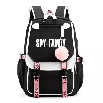 Рюкзак в стиле аниме, классные сумки для девочек, школьный рюкзак для кемпинга, женский холщовый рюкзак, дорожные сумки для ноутбука с USB-портом