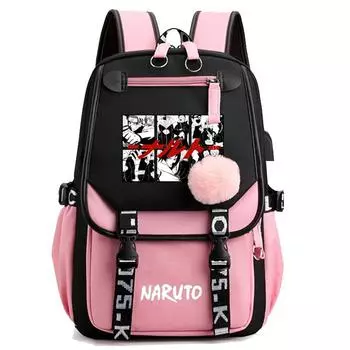 Рюкзак в стиле аниме с героями мультфильмов на каждый день для девочек, книжная сумка для взрослых, большой вместительный рюкзак, школьная сумка для сумки, манги, для путешествий