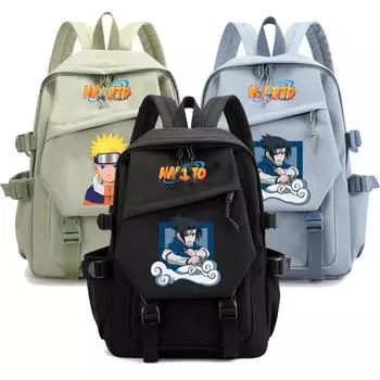 Рюкзак в стиле аниме, студенческий школьный рюкзак для мужчин и женщин, USB-сумка для отдыха, рюкзак для мальчиков и девочек-подростков, школьный рюкзак