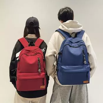 Рюкзак в стиле колледжа, мужской школьный рюкзак большой вместимости, женский дорожный рюкзак для компьютера Small чёрный