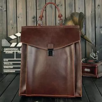 Рюкзак в стиле преппи, мужская сумка в стиле ретро, модная мужская сумка One Size