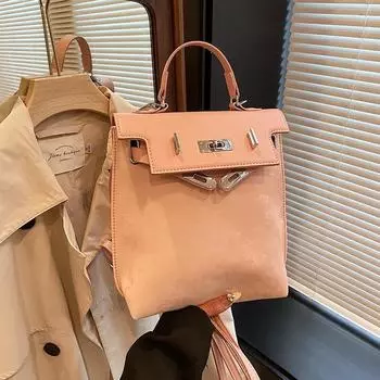 Рюкзак в студенческом стиле для женщин в 2024 году, новый модный портативный небольшой рюкзак для путешествий и отдыха, многофункциональный рюкзак