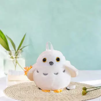 Рюкзак в виде совы, милый кошелек, модная повседневная плюшевая сумка для детей, подростков, любителей домашних животных, девочек