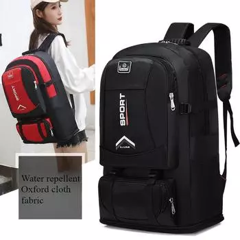 Рюкзак, водонепроницаемая уличная альпинистская сумка для мужчин и женщин, большая вместительная дорожная спортивная треккинговая сумка красный