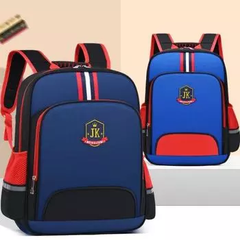 Рюкзак Защита позвоночника Легкий Девочки Мальчики Школьная сумка для детского сада Подростки Дети Школьный ранец Начальные подростковые рюкзаки L чёрный