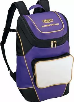 Рюкзак ZETT Baseball Pro Status Square, белый и фиолетовый, BAP420
