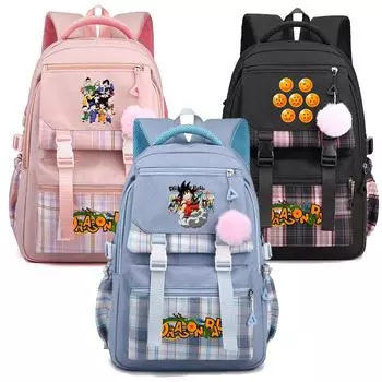 Рюкзак «Жемчуг дракона» в стиле аниме для подростков, школьная сумка для девочек и мальчиков, школьная сумка для студентов, детей, сумка для книг, мужская и женская дорожная сумка Mochila