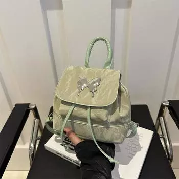 Рюкзак женский 2025 весенний модный повседневный рюкзак дорожный рюкзак чёрный