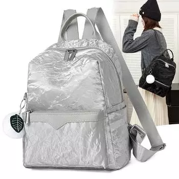 Рюкзак женский большой вместимости дорожный рюкзак сумка для поездок на работу чёрный