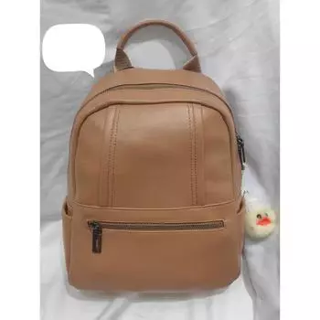 Рюкзак женский из натуральной коровьей кожи, мягкая кожа, новый универсальный женский кожаный рюкзак 24.5x10.5x31cm чёрный