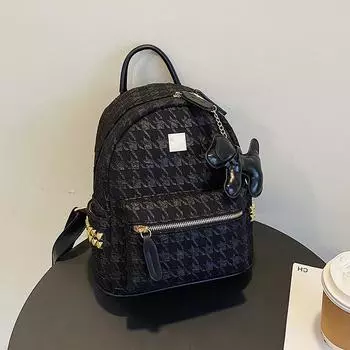 Рюкзак женский модный универсальный маленький рюкзак для отдыха и путешествий износостойкая школьная сумка рюкзак с карманом на молнии против кражи 25cm*14cm*28cm хаки