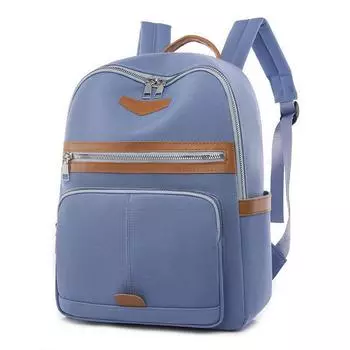 Рюкзак женский нейлоновая дорожная сумка чёрный