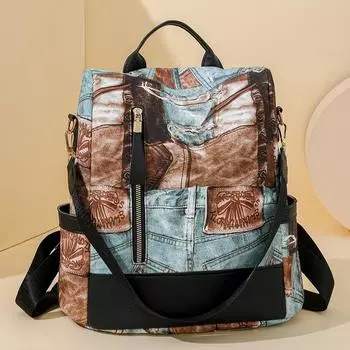 Рюкзак женский новый модный женский рюкзак большой емкости Going Travelbag серый