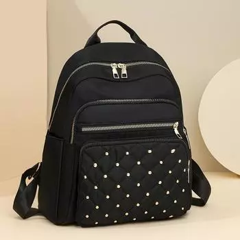 Рюкзак женский рюкзак дорожный водонепроницаемый маленький мешок коричневый