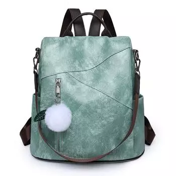 Рюкзак женский с защитой от кражи, школьный рюкзак, легкая сумка-ранец, дорожная повседневная сумка и сумка для покупок 32cm*15cm*33cm коричневый