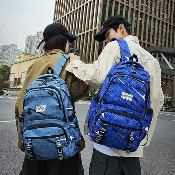 Рюкзак женский школьный ранец для ученицы средней школы чёрный