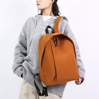 Рюкзак женский студенческий рюкзак для школьников, которые ездят на работу, простой рюкзак для путешествий на открытом воздухе One Size чёрный