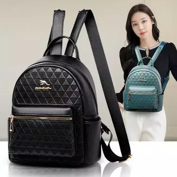 Рюкзак женский зимний и весенний маленький свежий женская сумка повседневный пресс старый цветок женский ПУ маленький рюкзак модный школьный ранец красный