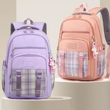 Рюкзаки большой емкости для женщин, японский школьный рюкзак Kawaii, студенческая разноцветная сумка, популярный водонепроницаемый милый дорожный рюкзак only bag