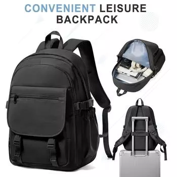 Рюкзаки для школьников, повседневный рюкзак, рюкзак для ноутбука для женщин, учебы и путешествий, черная школьная сумка для подростков и девочек и мальчиков