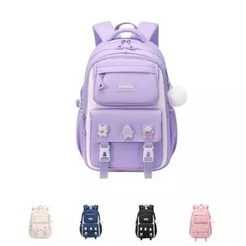 Рюкзаки для защиты позвоночника учащихся начальной школы для школы S розовый