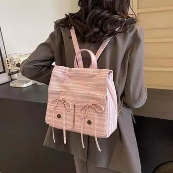 Рюкзаки с внутренним отделением из прочного клапана, мягкие нейлоновые сумки для женщин, высококачественные мягкие ручки, ПУ рюкзаки